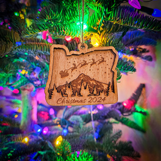 Oregon Layered Ornament