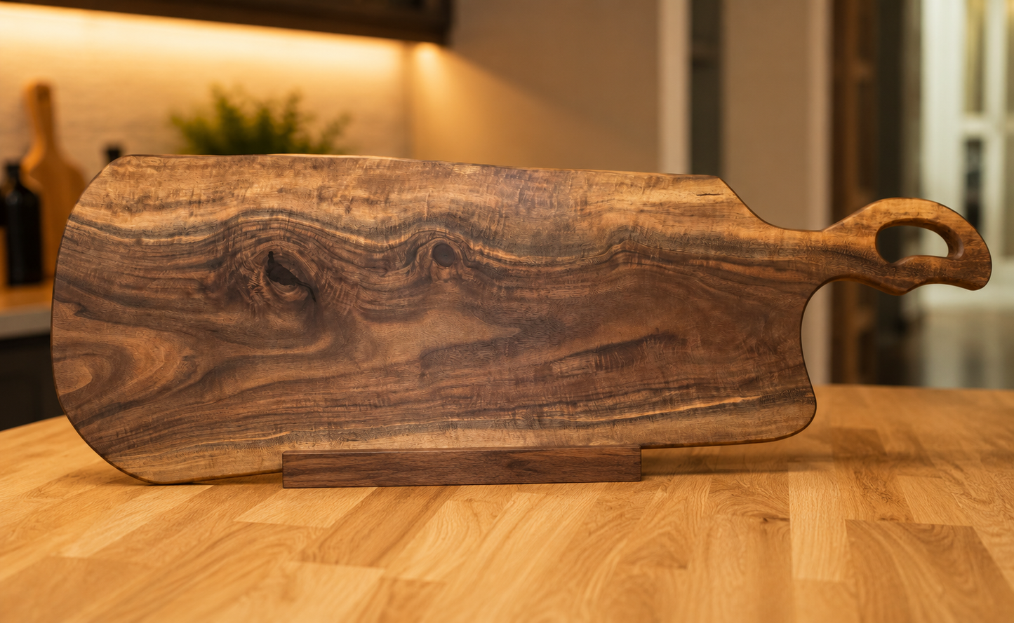 Live Edge Walnut Charcuterie Board