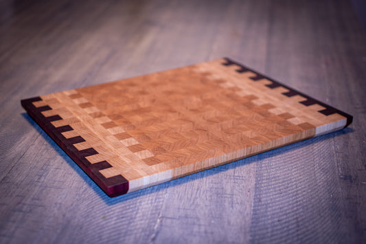 End grain cutting board